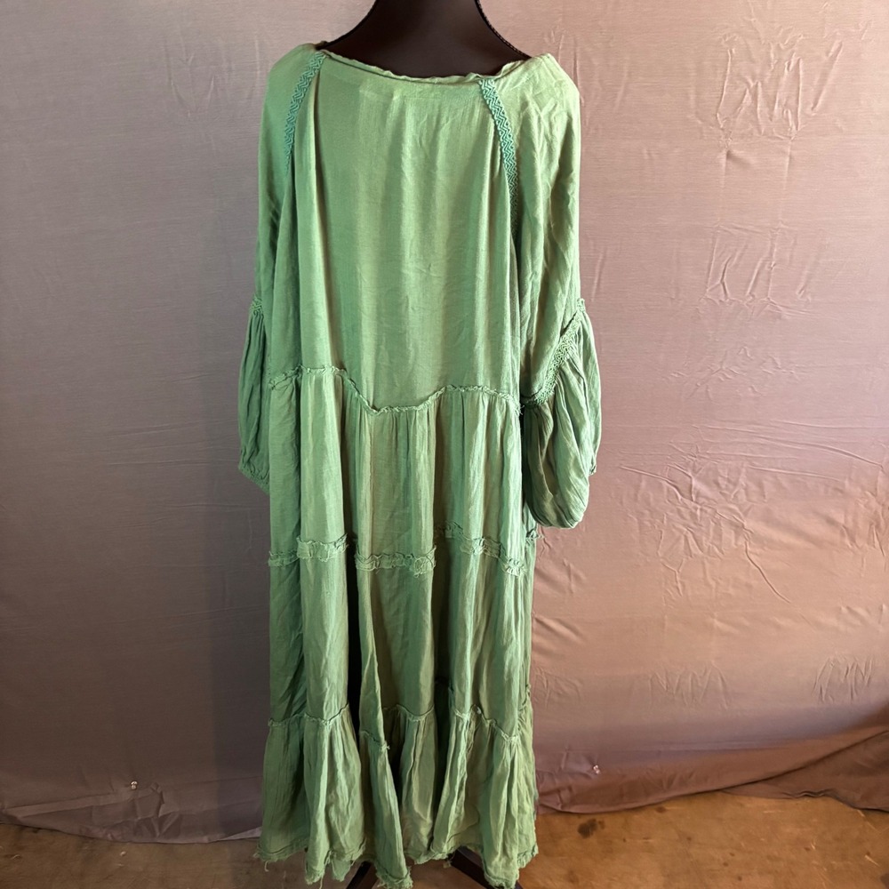 Free People Green Maxi Dress - Picture 4 of 10
